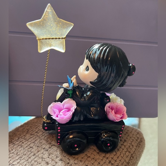 Precious Moments Other - Gothic Cuties Handpainted Upcycled “As You Wish” Precious Moments Girl